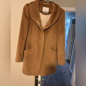 Women tan teddy coat.  Size XXS from Aritzia
